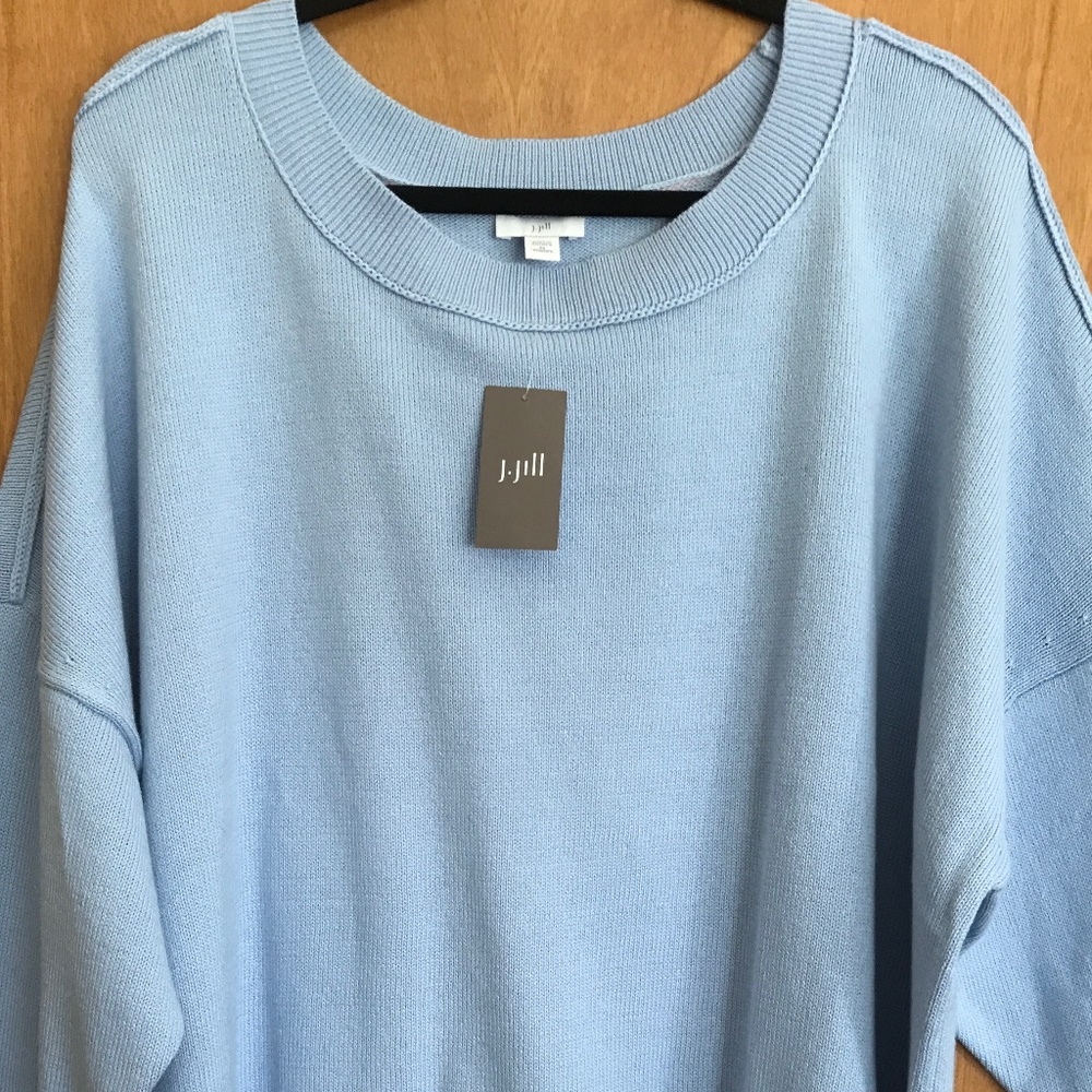 Light blue pullover sweater